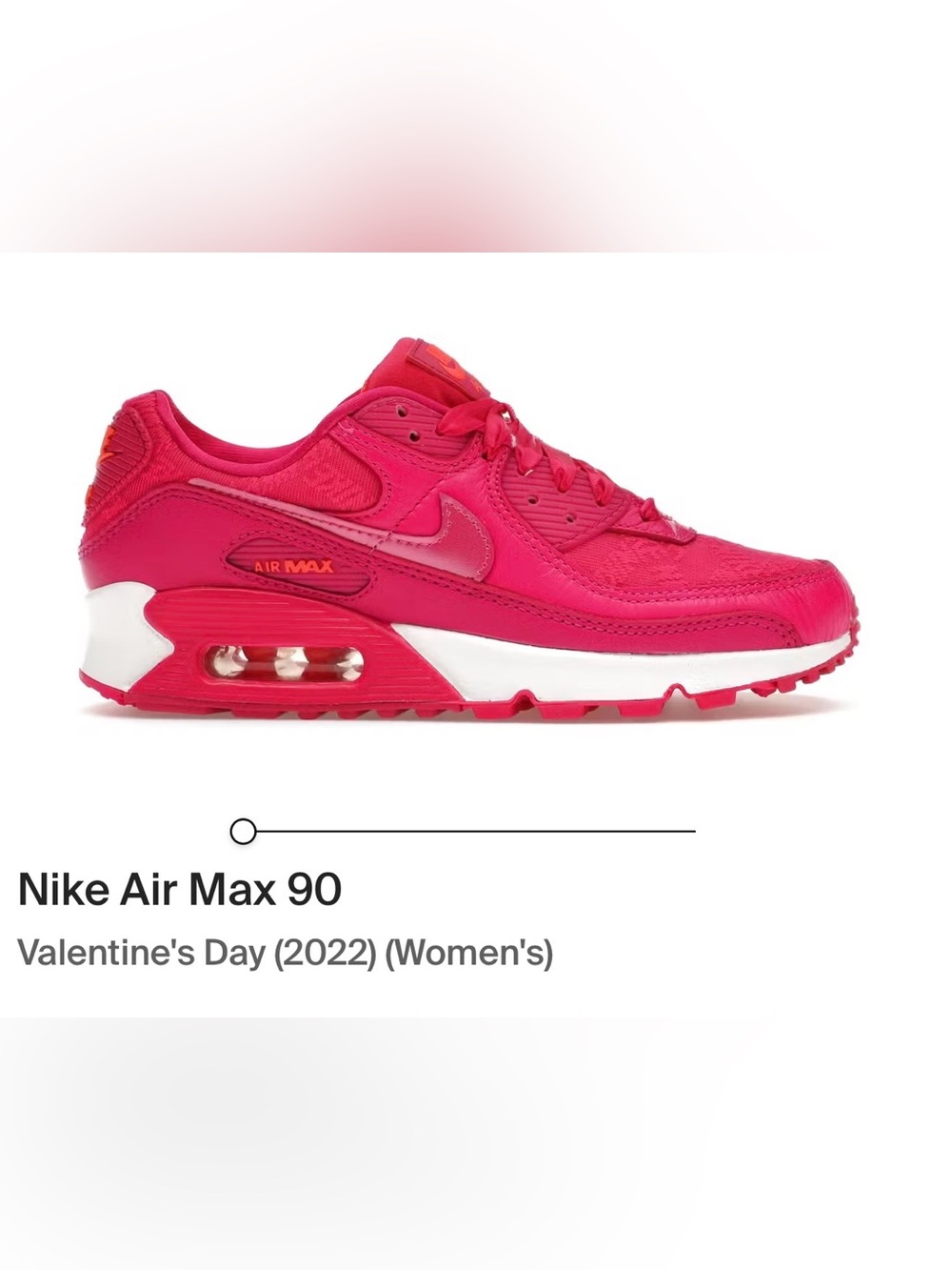 Nike Women's Air Max 90 Valentine’s Day 2022.